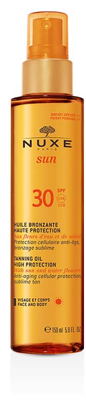 Nuxe sun olio solare viso e corpo spf30 150 ml