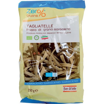 Zero% glutine tagliatelle a nido di grano saraceno integralesenza glutine bio 250 g