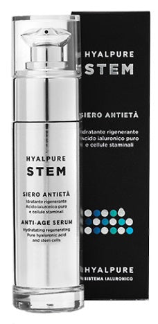 Hyalpure stem trattamento viso all'acido ialuronico e cellule staminali vegetali 30 ml