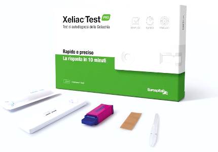 Xeliac test pro determinazione anticorpi iga e igg associati alla malattia celiaca 1 pezzo