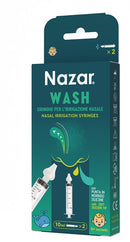 Nazar wash siringa irrigazione nasale 2 pezzi