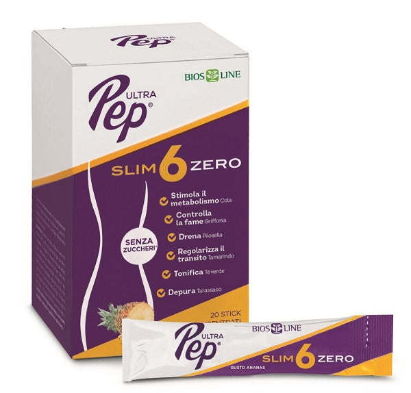 Ultra pep slim 6 zero ananas 20 stick