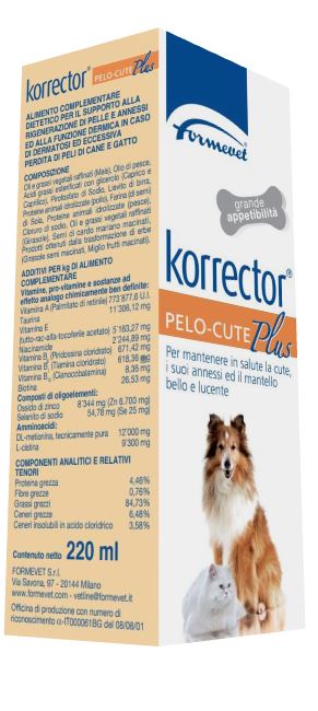Korrector pelo cute plus 220 ml