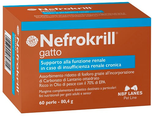 Nefrokrill gatto 60 perle