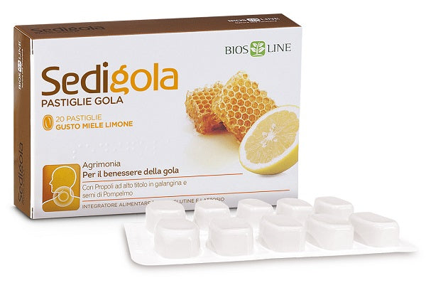 Apix sedigola miele limone 20 pastiglie