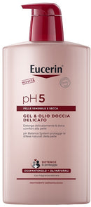 Eucerin gel & olio doccia delicato 1 litro