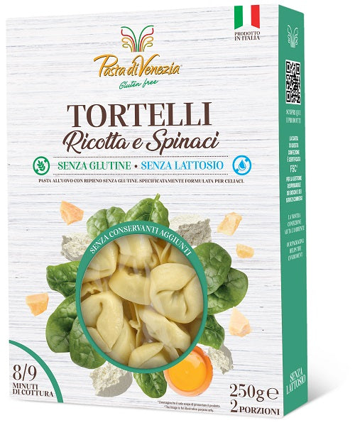 Pasta venezia tortelli ricotta e spinaci senza glutine stab  250 g