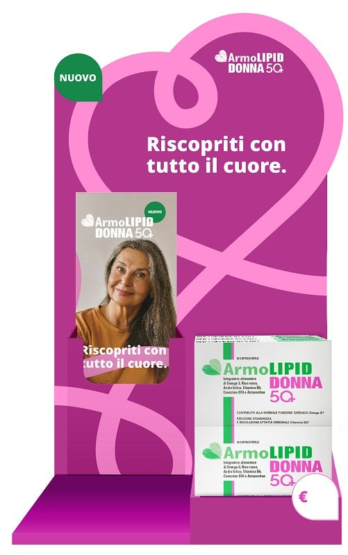 Armolipid donna 50+ expo 6 pezzi + volantino informativo