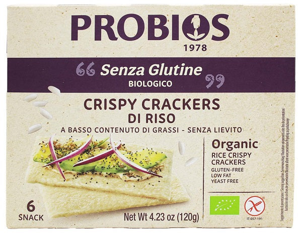 Crispy crackers riso 6 pezzi da 20 g