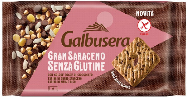 Gran saraceno biscotto con gocce di cioccolato 260 g