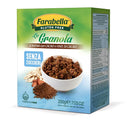 Farabella gluten free la granola d'avena con cacao e fave di cacao senza zuccheri senza lattosio 200 g