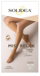 Gambaletto miss relax 70 punta aperta camel 3l