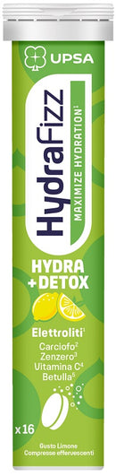 Upsa hydrafizz detox maximize hydration 16 compresse effervescenti