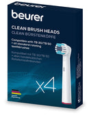 Tb clean testine spazzolini elettrici 4 pezzi