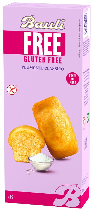 Bauli free plumcake classico 6 pezzi da 35 g