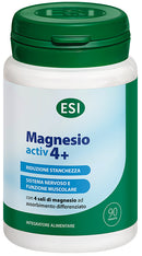 Esi magnesio activ 4+ 90 ovalette senza glutine