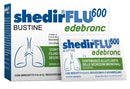 Shedirflu 600 edebronc 20 bustine da 3 g gusto arancia, senza glutine, naturalmente privo di lattosio, senza zuccheri, con edulcorante
