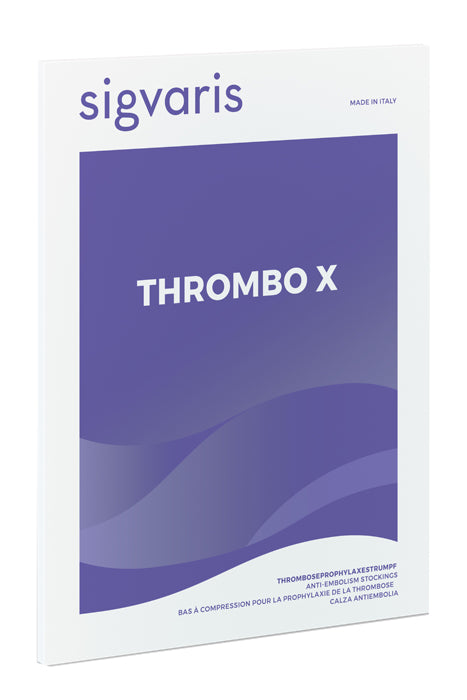 Calza a coscia thrombo-x bianco l normale