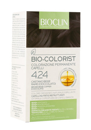 Bioclin bio colorist 4,24 castano beige rame cioccolato