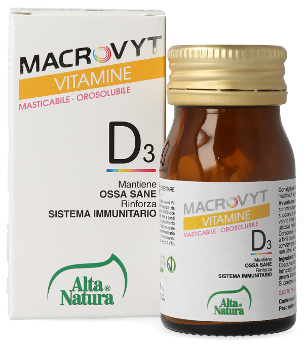 Macrovyt vitamina d3 veg 60 compresse orosolubili