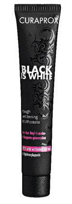 Curaprox black is white dentifricio rinfrescante 90 ml