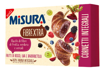 Misura cornetti fibre extra viola frutti di bosco uva e barbabietola 300 g