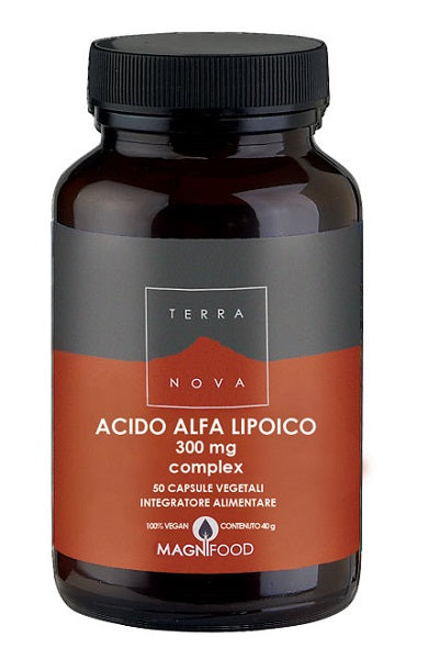 Terranova acido alfa lipoico 300mg complex 50 capsule