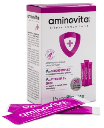 Aminovita plus difese immunitarie 20 stick pack x 2,5 g