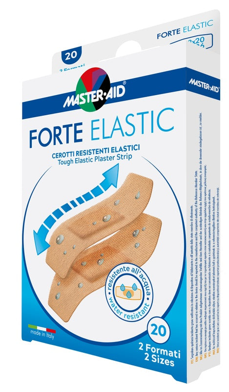 Cerotto master-aid elastic 20 pezzi 2 formati