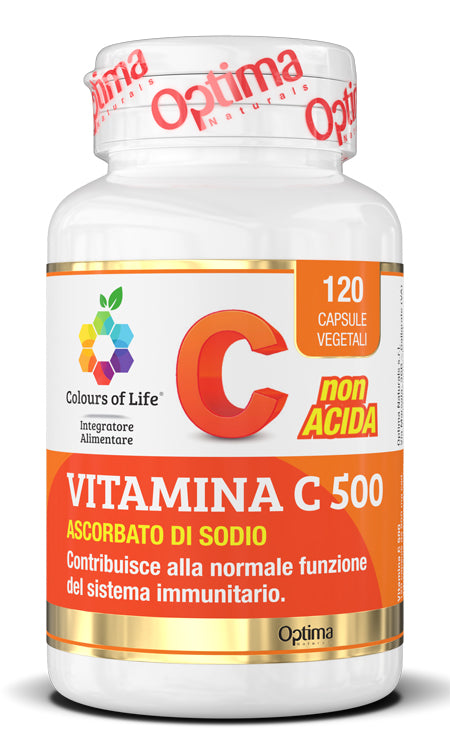 Colours of life vitamina c 500 120 capsule vegetali 900 mg