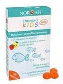 Norsan omega 3 kids 45 caramelline gommose