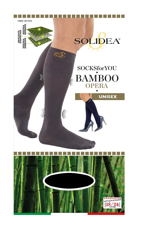 Socks for you bamboo opera gambaletto nero xxl