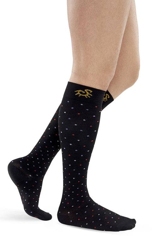 Socks for you bamboo pois gambaletto nero s