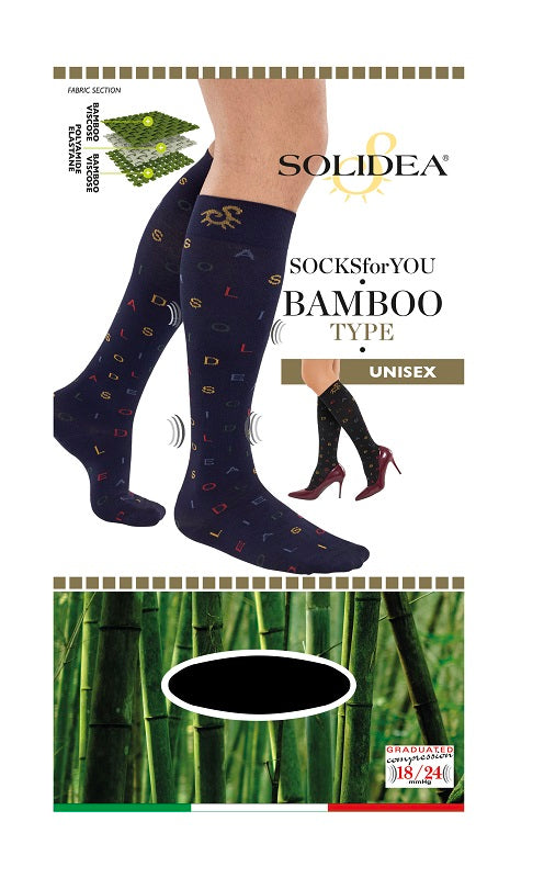 Socks for you bamboo type gambaletto nero m