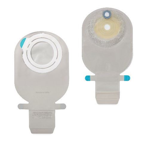 Sensura mio flex sistema 2 pezzi con aggancio adesivo sacca ileostomia trasparente 70mm da 550 ml 30 pezzi