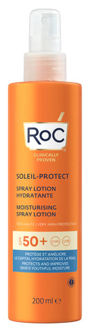 Roc lozione spray solare corpo spf 50+ idratante 200 ml
