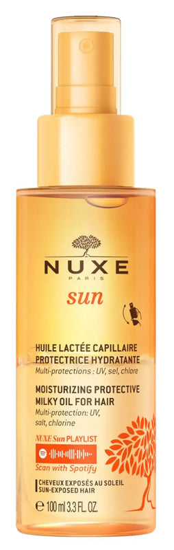 Nuxe sun huile lactee capillaire 100 ml