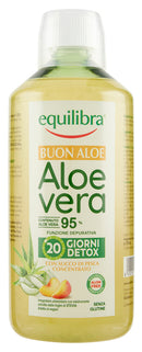 Buon aloe vera 95% con succo di pesca concentrato 1 litro