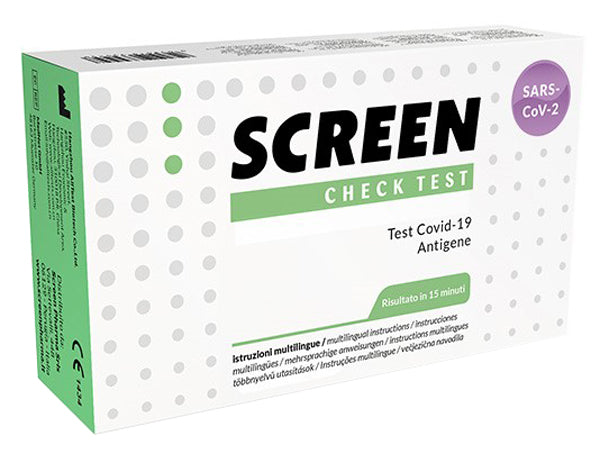Test autodiagnostico antigenico rapido covid-19 sars-cov-2 tamponi nasali selftest covid test antigene screen