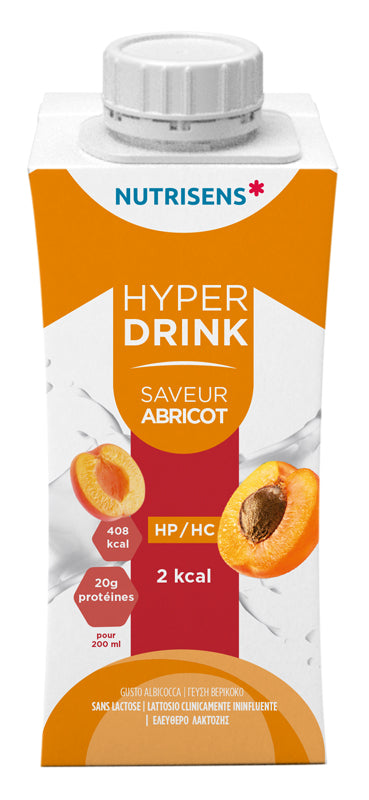 Hyperdrink 2kcal albicocca 4x200 ml