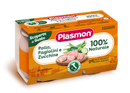 Plasmon omogeneizzati pollo fagiolini zucchine 2 pezzi da 120 g