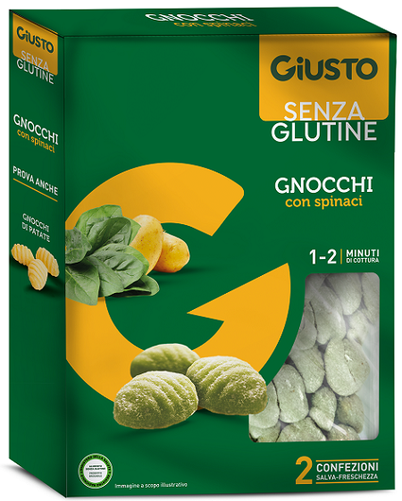 Giusto senza glutine gnocchi spinaci 500 g