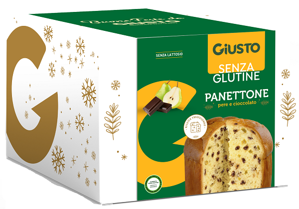 Giusto senza glutine panettone pere e cioccolato 500 g