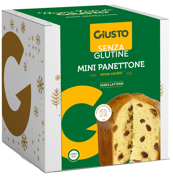 Giusto senza glutine mini panettone classico 100 g