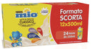 Mio latte crescita classico 12 pezzi da 500 ml