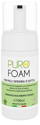Puro h foam pelli sensibili e sottili 100 ml