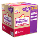 Pampers progressi mutandina quadri xl 60 pezzi
