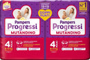 Pampers progressi mutandino maxi pacco doppio 38 pezzi
