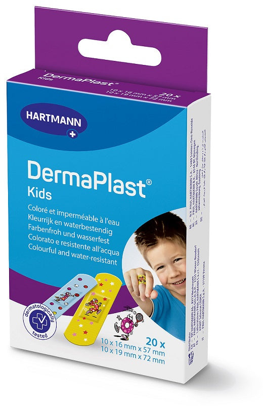 Dermaplast kids cerotto 2 formati 20 pezzi