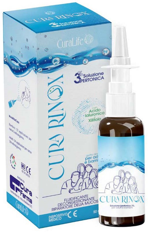 Soluzione ipertonica cura rinox spray nasale 3% 50 ml